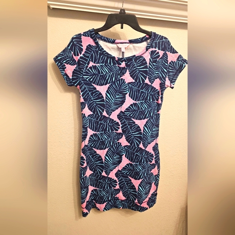 LILY PULITZER COTTON STRETCH DRESS SZ S